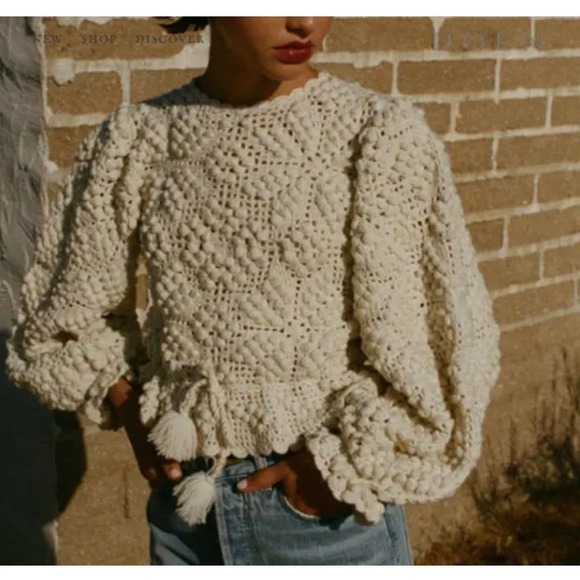 Doen Sweaters - Doen Heirloom NWT Maddalena Merino Wool Sweater Size XS/S
